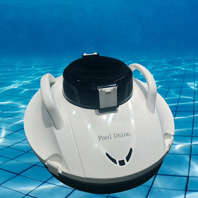 PoolUnion Cordless Robotic Pool Cleaner, Dual-Motor, Self-Parking, with 150 Mins Maximum Runtime, Pool Vacuum for Above/In Ground Flat Pool